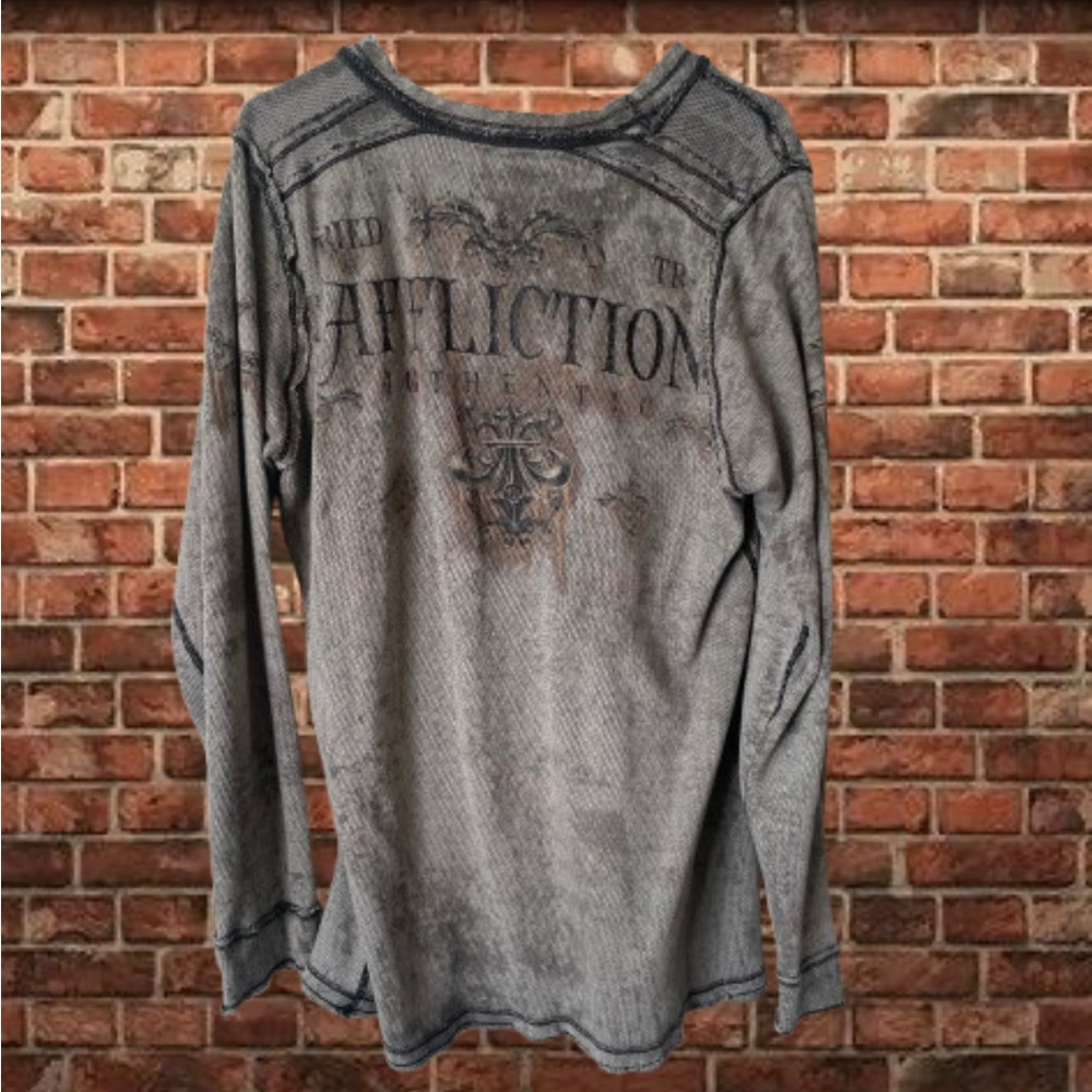 Affliction reversible Long Sleeve Shirt